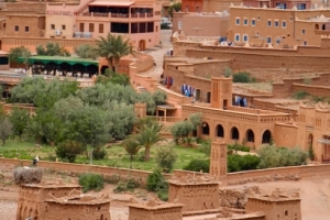 view from Kasbah Ait Benhaddou