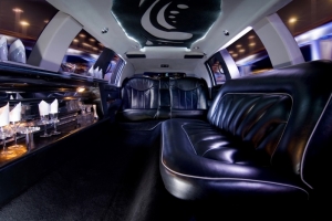 Stretch limousine interior